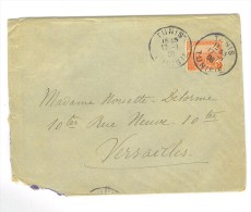 VEND  TIMBRE DE TUNISIE N° 32 , SUR LETTRE !!!! (b) - Lettres & Documents