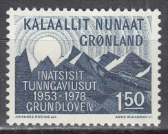 Greenland    Scott No. 108     Mnh    Year  1978 - Ungebraucht