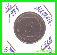 ALEMANIA FEDERAL  MONEDA DE 5 DM  1975-2001 - 5 Marcos