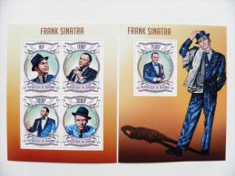 SALE! MNH Mint Post Stamps M/s Sheet Block From Burundi 2013 Frank Sinatra Music Singer - Ongebruikt