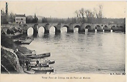 LIMAY - (78 -Yvelines)  Vieux Pont De Limay Vue Du Pont De Mantes - Limay
