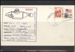 USA B2 Postal History Cover USA B2 018 Special Cancellation Dam Inspection Water Investigation - Marcofilia