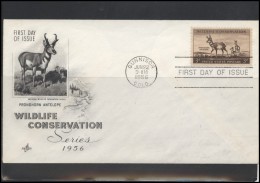 USA B2 Postal History Cover USA B2 023 First Day Cancellation Fauna Animals - Storia Postale