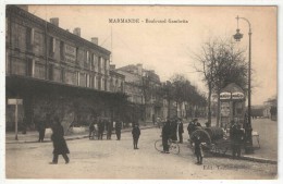 Delcampe - 47 - MARMANDE - Boulevard Gambetta - Edition Tachouzin - Marmande