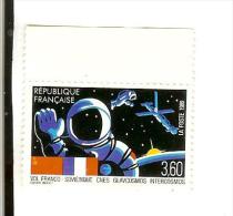 France Neuf -  2571  Année 1989 -Vol Français - Soviétique CNES Glavcosmos Intercosmos - Sonstige & Ohne Zuordnung