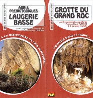 Ancien Dépliant Sur Les  Abris Préhistoriques De Laugerie Basse Et La Grotte Du Grand Roc Les Eyzies De Tayac (Périgord) - Cuadernillos Turísticos