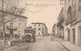 30 // QUISSAC   Place Du Pont De Garonne, Et Route De Sauve   ANIMEE, AUTOBUS - Quissac