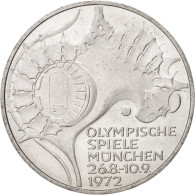 Monnaie, République Fédérale Allemande, 10 Mark, 1972, Karlsruhe, SPL - Autres & Non Classés