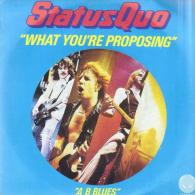 SP 45 RPM (7")  Status Quo  "  What You're Proposing  " - Rock