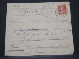CONGO FRANCAIS - Env De Paris Pour Dongou Par Le Havre - Redirigée  - Mars 1915 - Pas Courant - P16125 - Lettres & Documents