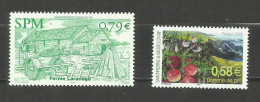 St Pierre Et Miquelon N°776, 777 Neufs** Cote 4.60 Euros - Ungebraucht