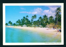 TRINIDAD AND TOBAGO  -  Tobago  Pigeon Point  Used Postcard As Scans - Trinidad
