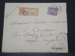 CONGO FRANCAIS - Env Recommandée Pour Dongou - Pas Courant - A Voir - Août 1914 - P16135 - Brieven En Documenten