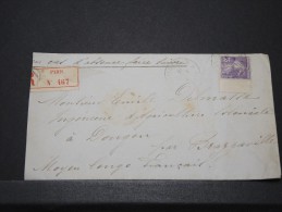 CONGO FRANCAIS - Env Recommandée Pour Dongou - Pas Courant - A Voir - Janv 1915 - P16138 - Cartas & Documentos