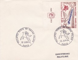 France N°1422 Sur Lettre - Lettres & Documents