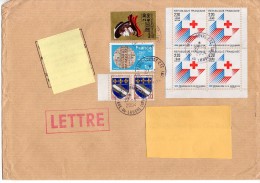 125e Anniversaire De La Croix Rouge - Emblème (n°2555) Du Carnet 2037 + Bruant (n° 2649) + 2 Troyes 1353a + 2126 - Rode Kruis