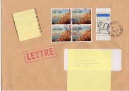 Timbres Croix Rouge "Vue Du Port De Toulon" (n°2733) + Louis Aragon (n° 2683) De Carnet - Cruz Roja