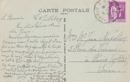 France Poste Ferrovière - Cachet Ondulé - Poste Ferroviaire
