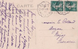 France Poste Ferrovière - Cachet Ondulé - Bahnpost