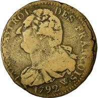 Monnaie, France, 2 Sols François, 2 Sols, 1792, Lille, TB+, Bronze, KM:603.16 - Other & Unclassified