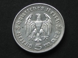 5 Reichs Mark 1936 E - Allemagne - Third Reich - Deutches Reich**** EN ACHAT IMMEDIAT **** - 5 Reichsmark