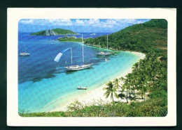 BRITISH VIRGIN ISLANDS  -  Peter Island  Dead Mans Bay  Used Postcard As Scans - Jungferninseln, Britische