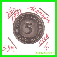 ALEMANIA FEDERAL  MONEDA DE 5 DM  1975-2001 - 5 Marcos