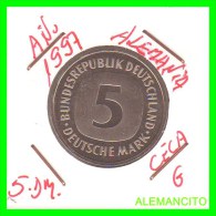 ALEMANIA FEDERAL  MONEDA DE 5 DM  1975-2001 - 5 Marcos