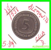 ALEMANIA FEDERAL  MONEDA DE 5 DM  1975-2001 - 5 Marcos