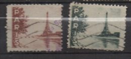 P421.-. FRANCE / FRANCIA .-.  193O`S .-. USED NO VALUE STAMPS / CINDERELLAS - PARIS - Gebruikt