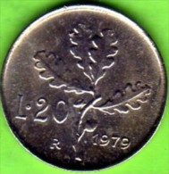 1979 Italia - 20 Lire (Circolate) - 20 Lire