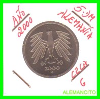 ALEMANIA FEDERAL  MONEDA DE 5 DM  1975-2001 - 5 Mark