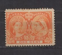 P430.-. CANADA  .-.  1897 .-. SCOTT # : 51 - MNG  - JUBILEE ISSUE  . CAT VAL : US$ 15.00 - Unused Stamps