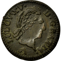 Monnaie, France, Louis XV, Liard à La Vieille Tête, Liard, 1774, Lille, TTB - 1715-1774 Luigi XV Il Beneamato