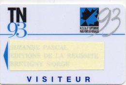 CARTE SALON - TN93 Card Karte (654) - Ausstellungskarten