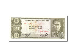 Billet, Bolivie, 10 Pesos Bolivianos, 1962, Undated, KM:154a, NEUF - Bolivië