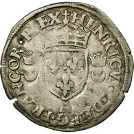 Monnaie, France, Douzain Aux Croissants, 1551, Paris, TTB, Billon, Duplessy:997 - 1547-1559 Enrique II