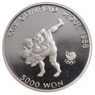 Monnaie, KOREA-SOUTH, 5000 Won, 1988, FDC, Argent, KM:70 - Corea Del Sud