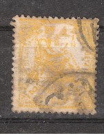 ESPANA / Espagne / Spain 1873 ,Republica , Yvert N° 130 , 2 C Jaune Avec VARIEDAD / VARIETE Impression Défectueuse ,TB - Gebraucht