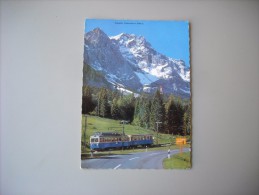 ALLEMAGNE BAVIERE BAYRISCHE ZUGSPITZBAHN MIT ZUGSPITZGIPFEL UND EIBSEE SEILBAHN - Zugspitze