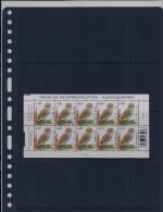 Belgie - Belgique 3983 Velletje Van 10 Postfris - Feuillet De 10 Timbres Neufs  -  Vogel 4,60 - A. Buzin - Non Classés