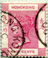 N° Yvert 33 - Timbre De Hong-Kong (1882-1902) - U (Oblitéré) - Victoria - Gebruikt
