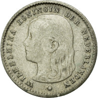 Monnaie, Pays-Bas, Wilhelmina I, 10 Cents, 1897, TB+, Argent, KM:116 - 10 Centavos