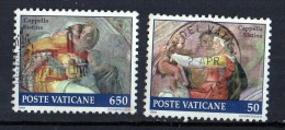 Vatican   1991 MI/ 1030 - 1023  "chapelle Sixtine" - Oblitérés