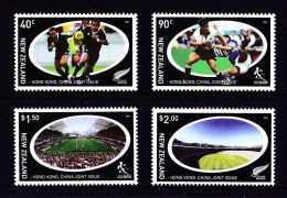 New Zealand 2004 Rugby Sevens Hong Kong, China Joint Set Of 5 MNH - Nuevos