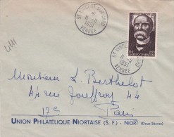 France Timbres Sur Lettre - Briefe U. Dokumente