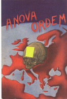 A Nova Ordem Tete De Mort Avec Croix Svastika  Sur L Europe - Weltkrieg 1939-45