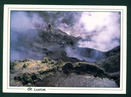 ST LUCIA  -  Soufriere  Sulphur Springs  Unused Postcard - Santa Lucia