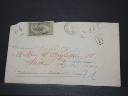 CONGO FRANCAIS - Env Recommandée Et Scellée (au Dos) Pour La France - Redirigée - Juil 1918 - A Voir - P16148 - Lettres & Documents