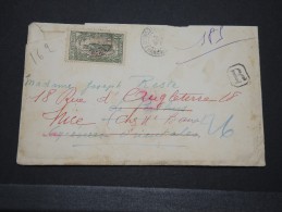 CONGO FRANCAIS - Env Recommandée Et Scellée (au Dos) Pour La France - Redirigée - Juil 1918 - A Voir - P16149 - Cartas & Documentos